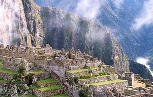 Incan ruin of Machu Picchu