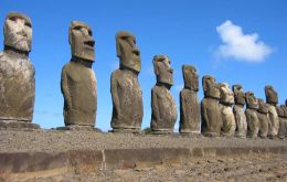 Moai on Rapa Nui (Easter Island)