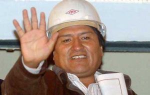 “Bolivia wants to use its oil and gas profits to cut poverty levels” said Pte. Morales