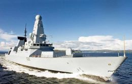 HMS Daring the first of six £1 billion destroyers for the Royal Navy