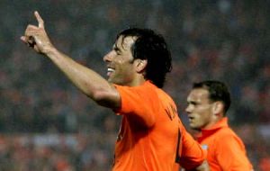 Ruud van Nistelrooy of the Netherlands