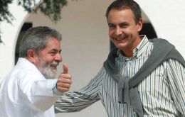 Pte. Lula and PM Zapatero