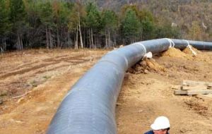 The new pipeline will annually transport 30 billion cubic meters