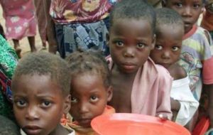 854 million people suffer from chronic hunger