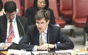 Sawers criticizes UN criteria on de-listing former colonies