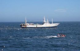 Trawler  “Ferrameles” lost 80 miles off the Falklands