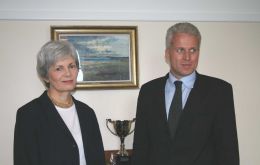  Ms. Leslie, FCO Director General and Mr. Jackson, BE Deputy Head of Mission in Argentina