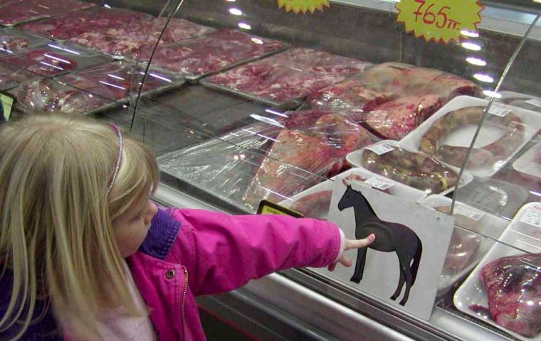 Horse meat is big in Russia, Holland and France
