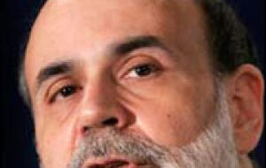 &quot;Warned that the financial storm with gale force is still on&quot;, said Bernanke