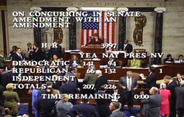 Historic vote at the US Congress