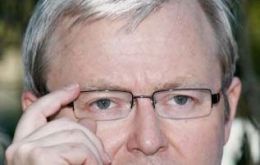 Australian PM  Kevin Rudd  warned of still 'tough times ahead'