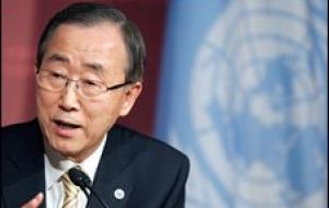 Mr Ban asked world leaders not to forget climate change