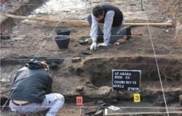Bones were unearthed during a seven-month search at an ex-detention post in La Plata