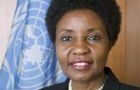 Ms. Migiro “We must step up our efforts so women, men and children can walk free of the terrible injuries these munitions inflict”