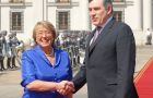 Pte. Bachelet welcome PM Brown