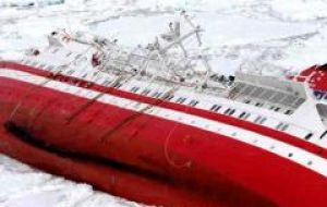 Cruise vessel “Explorer” went down in the Bransfield strait
