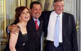 Chavez a complicated associate for the Kirchners