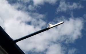 Pitot probes measure air pressure and by extension the speed of the aircraft.