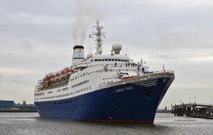 Over 150 of the 800 passengers of Marco Polo have been taken ill.
