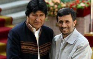 Iranian president Mahmoud Ahmadinejad has several friends in Latam