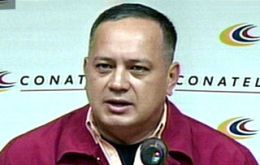 Minister Cabello: “The country demands” that freedom of speech “be regulated.”