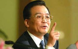 Premier Wen Jiabao said current policies must continue because China is at a critical stage of its recovery