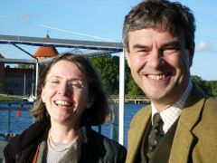 Falklands Governor-designate Nigel Haywood and wife Louise