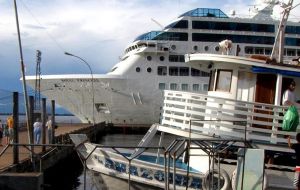 Most Argentine cruise passengers prefer the Brazilian coast