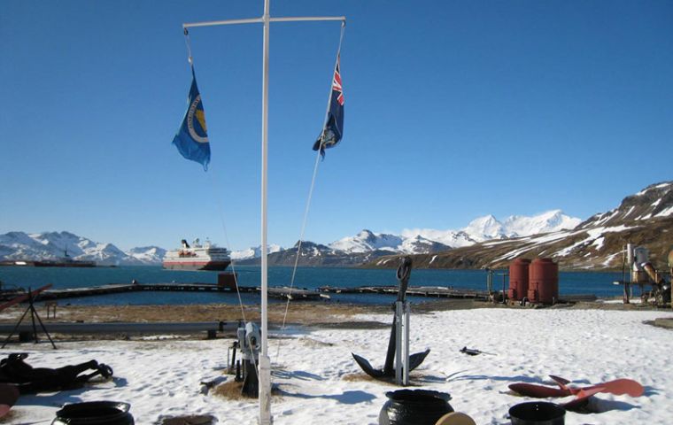 Grytviken, once the whaling capital of the world   (Photo J. Fowler)
