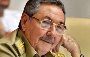 Raul Castro waiting for the postman