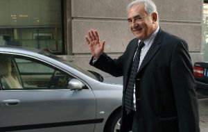 IMF Managing Director Dominique Strauss-Kahn: friends again
