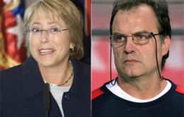 “Bielsa has shown he has the heart of a Chilean”, said President Bachelet