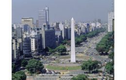 The capital Buenos Aires, once considered the Paris of South America