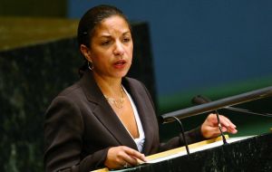 US ambassador Susan Rice said the resolution does not reflect “current realities” in Cuba