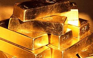 Gold prices have surged recently as investors move away from the US dollar.