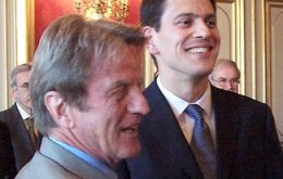 David Miliband and Bernard Kouchner