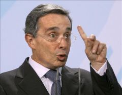 President Uribe said Colombia is not in the game of provoking