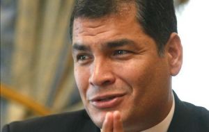 President Correa blasts arrogance of the Financial Action Task Force 
