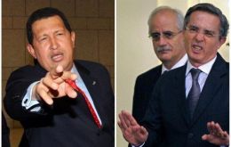 Chavez and Uribe shouting match at “unity” summit 