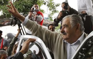 Mujica is scheduled to meet with other leaders during the day.  