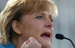 German Chancellor Angela Merkel: no EU bail out