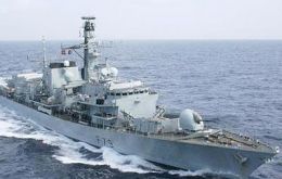 The Type 23 frigate HMS Portland launched in 1999