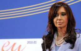 Mrs. Kirchner blamed “unilateralism” for global insecurity 
