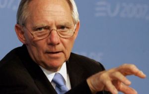 German Finance Minister Wolfgang Schaeuble, passionate defender of the Euro zone