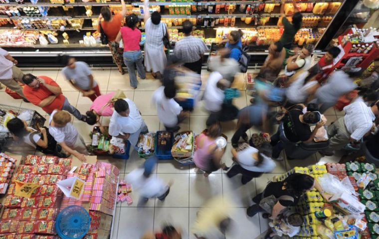 Brazilian consumers are confident and have gone on a spending spree 