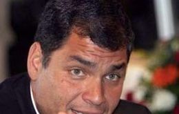 President Rafael Correa wants oil corporations to change from production to services contracts