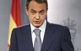 PM Jose Luis Rodriguez Zapatero leads a weak government in the worst confidence crisis since Spain became democratic  