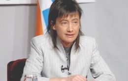 Fabiana Ríos, governor of Tierra del Fuego, Antarctica and South Atlantic Islands province 