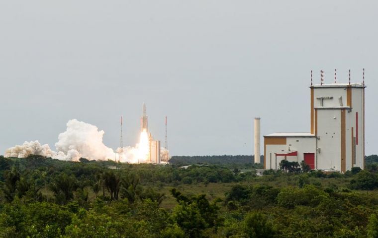 French Guiana Center and the powerful Ariane 5