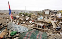 Devastation is still evident in downtown Talca and Curicó